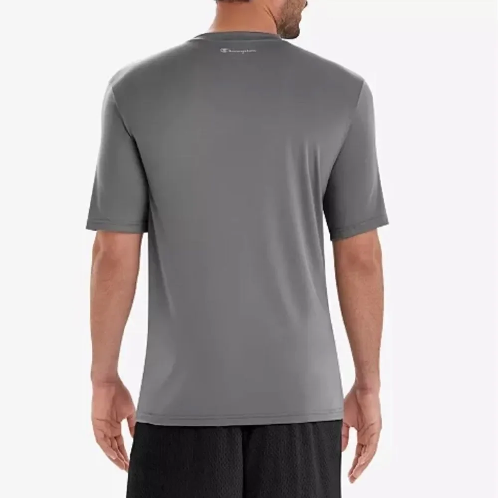 Champion Double Dry Core T-shirt in Stone Gray - Picture 2 of 8